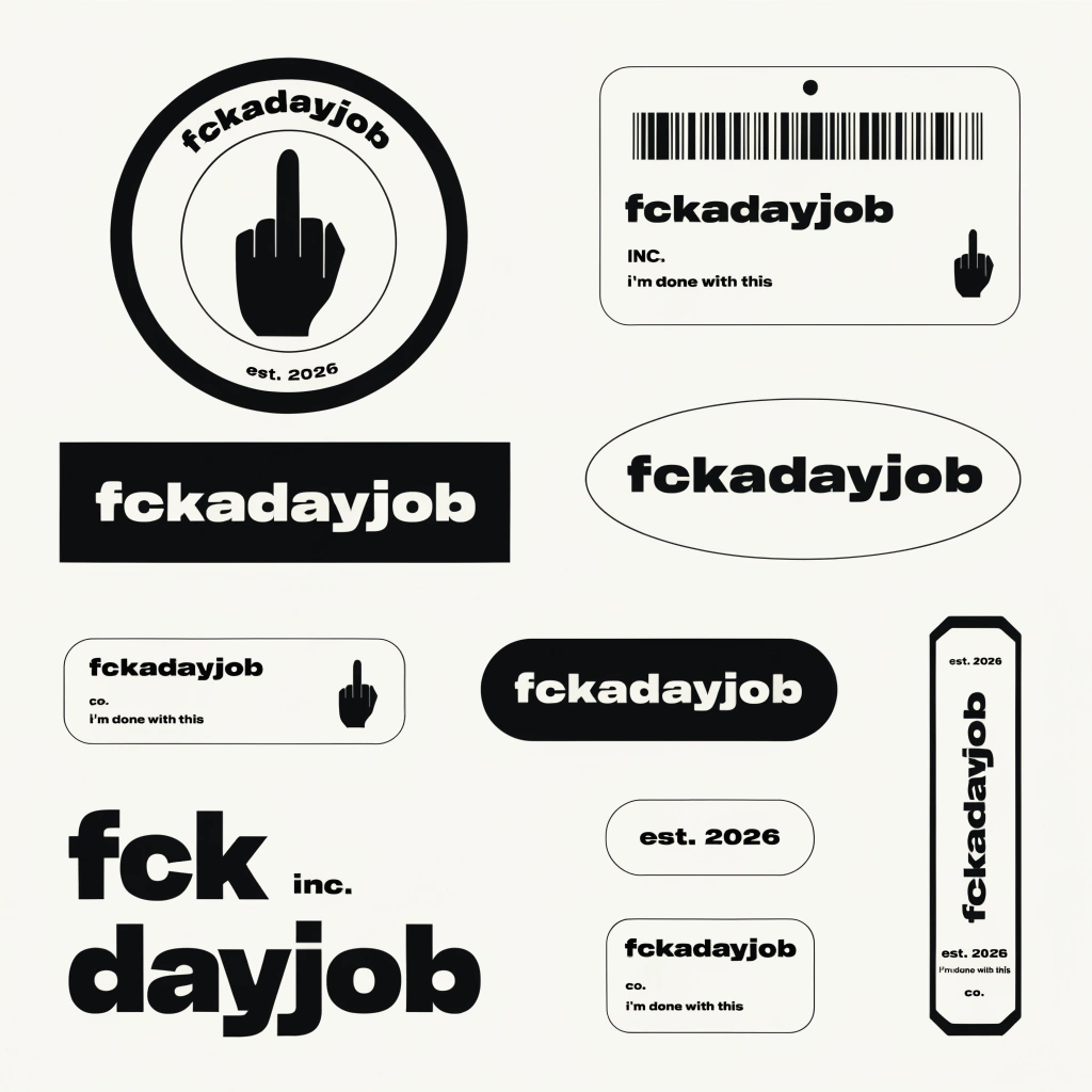 fckadayjob — EST. 2026 design sheet vol.11