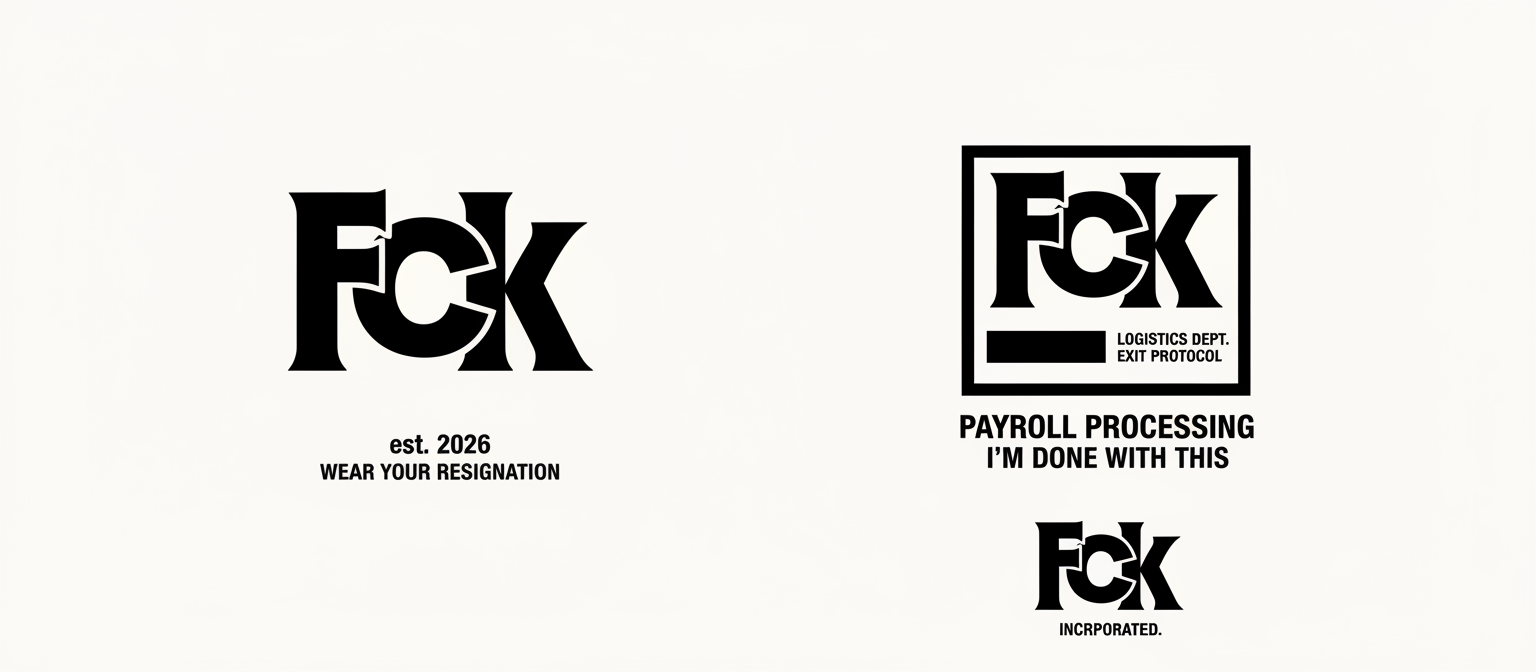 FCK est. 2026 — wear your resignation