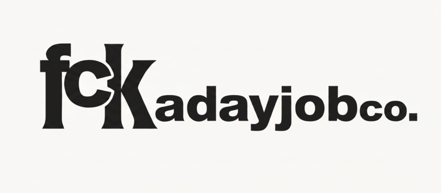 fckadayjob — EST. 2026 brand sheet