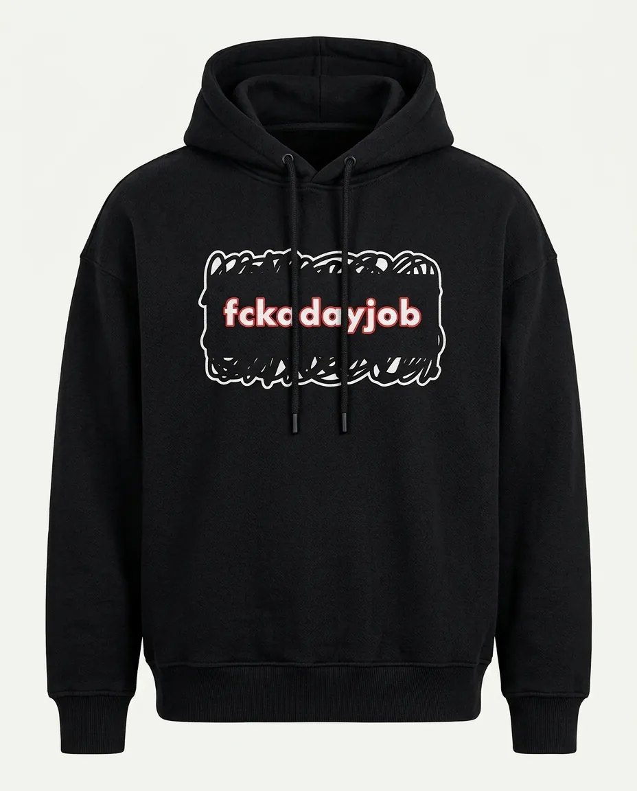 scribble box hoodie