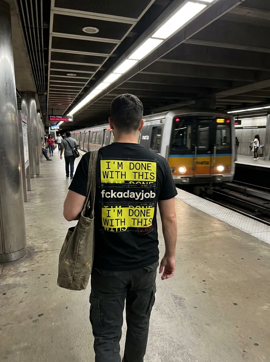 I'm Done With This tee, MARTA platform